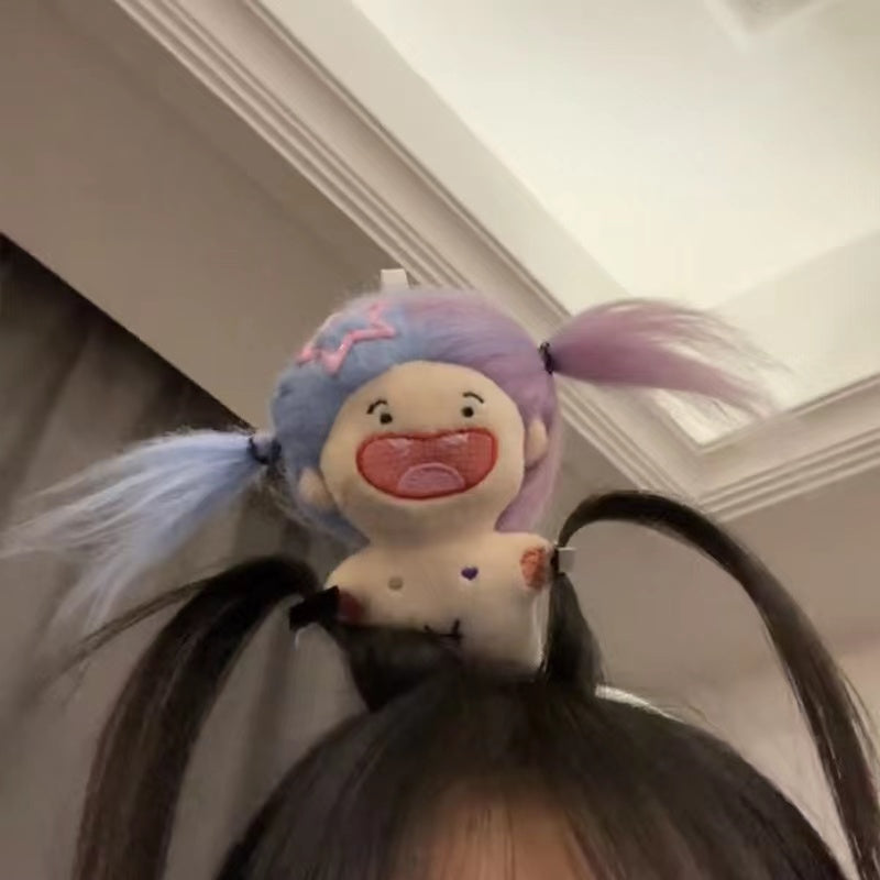 Funny Doll Hairpin Hairband Hairclip