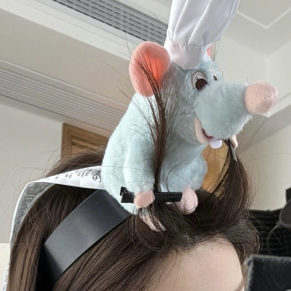 Anime Disney Funny mouse Ratatouille Hairband Hairclip