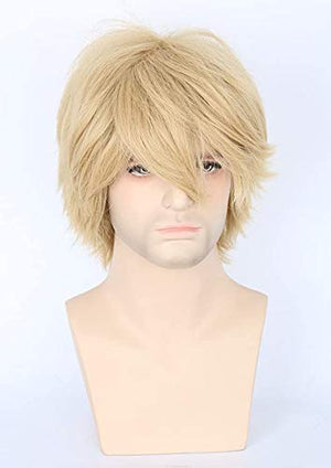 Men or Women Anime Cosplay Costume Wigs Short Layered Fluffy Party Wig