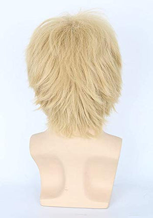 Men or Women Anime Cosplay Costume Wigs Short Layered Fluffy Party Wig