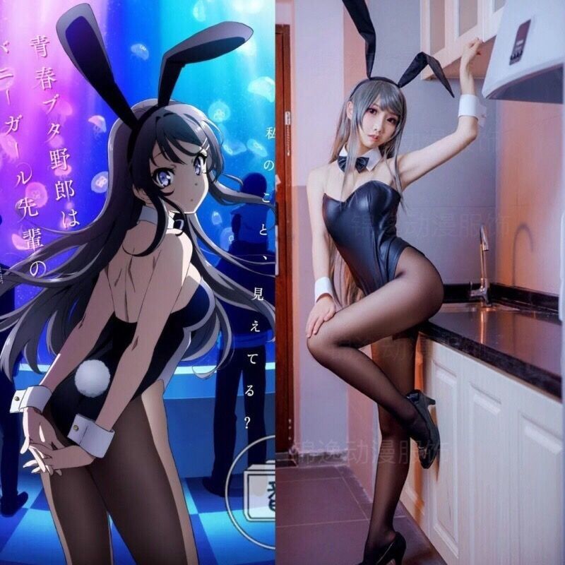 Bunny Girl Senpai Sakurajima Mai Bunny Girl Cosplay Costume
