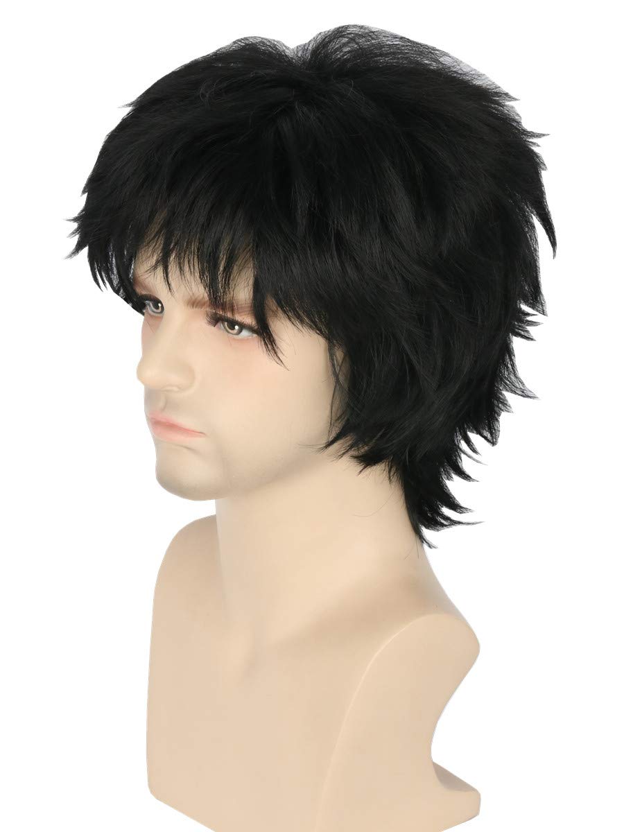 Men or Women Anime Cosplay Costume Wigs Short Layered Fluffy Party Wig