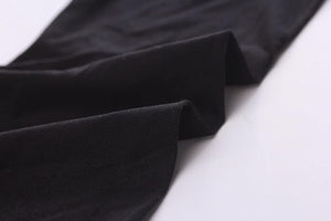Women's Silk Thigh High Stockings Antiskid Silicone Lace Top Nylon Stockings-4 Pairs