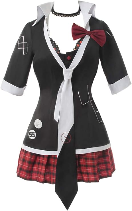 RyuLifeStyle Junko Enoshima Cosplay Costume Outfit Uniform Dress for Women Girls