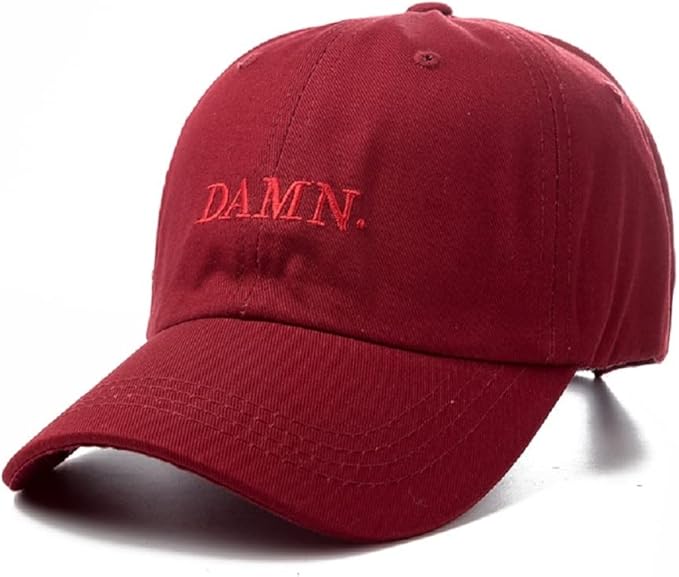 RyuLifeStyle Damn Embroidered Hip Hop Cap Rapper Kendrick Lamar Baseball Cap