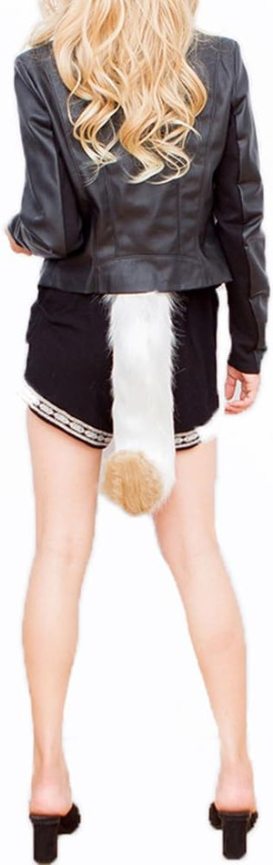 RyuLifeStyle Faux Fur Tail for Cosplay Halloween Party Costume