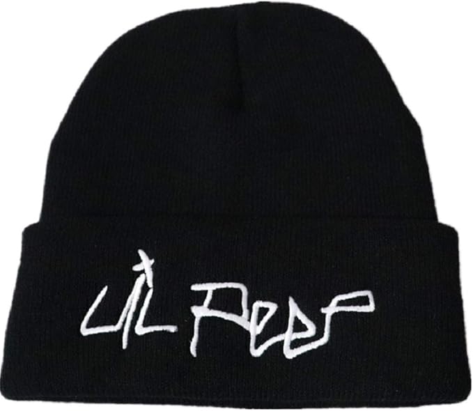 RyuLifeStyle Lil Peep Beanie Embroidery Men Women Knit Cap Knitted Hat Skullies Warm Winter