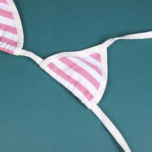 Cute Sexy Anime Lingerie Bra and Panty Set Lolita Cosplay Micro Underwear Suit Kawaii for Women
