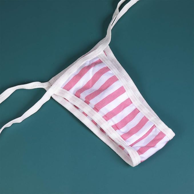 Cute Sexy Anime Lingerie Bra and Panty Set Lolita Cosplay Micro Underwear Suit Kawaii for Women