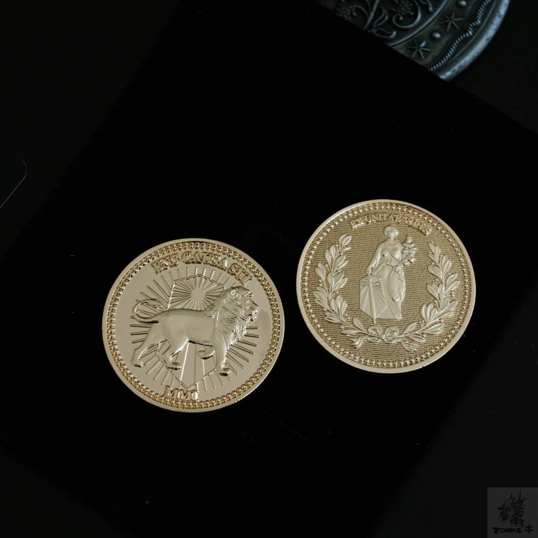 John Wick Cosplay Accessories Gold Coins Continental Hotel Card Blood Oath Marker