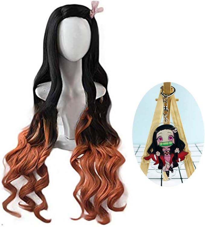 RyuLifeStyle Anime Demon Slayer Kimetsu no Yaiba Kimono Cosplay wig