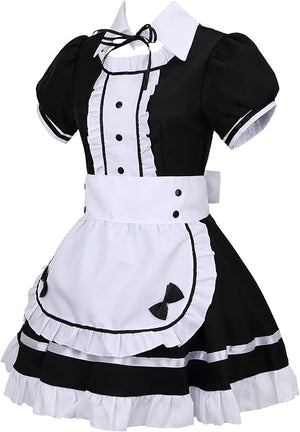 RyuLifeStyle Women's Cosplay French Apron Maid Fancy Dress Costume