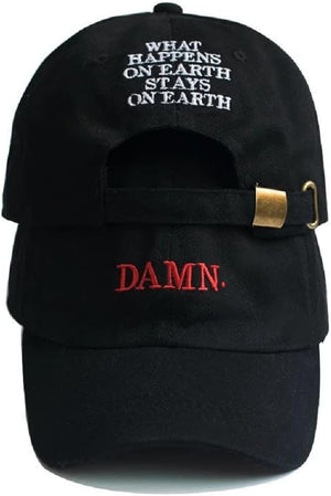 RyuLifeStyle Damn Embroidered Hip Hop Cap Rapper Kendrick Lamar Baseball Cap