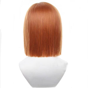 Anime Jujutsu Kaisen Nobara Kugisaki Wig Brown Short Straight Party Hair Halloween Cosplay Props Accessory Women