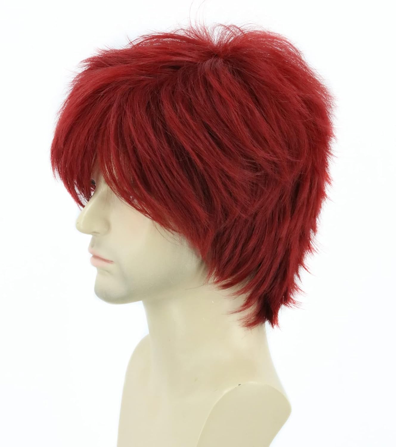 Men or Women Anime Cosplay Costume Wigs Short Layered Fluffy Party Wig
