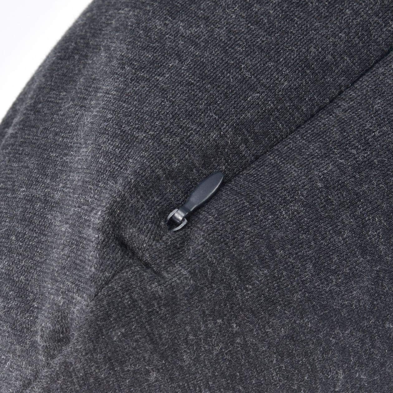 MUJI Multi Purpose Neck Cushion with Hood Melange Black 16x64cm New