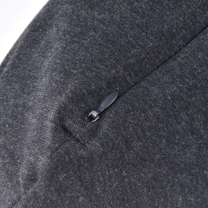 MUJI Multi Purpose Neck Cushion with Hood Melange Black 16x64cm New