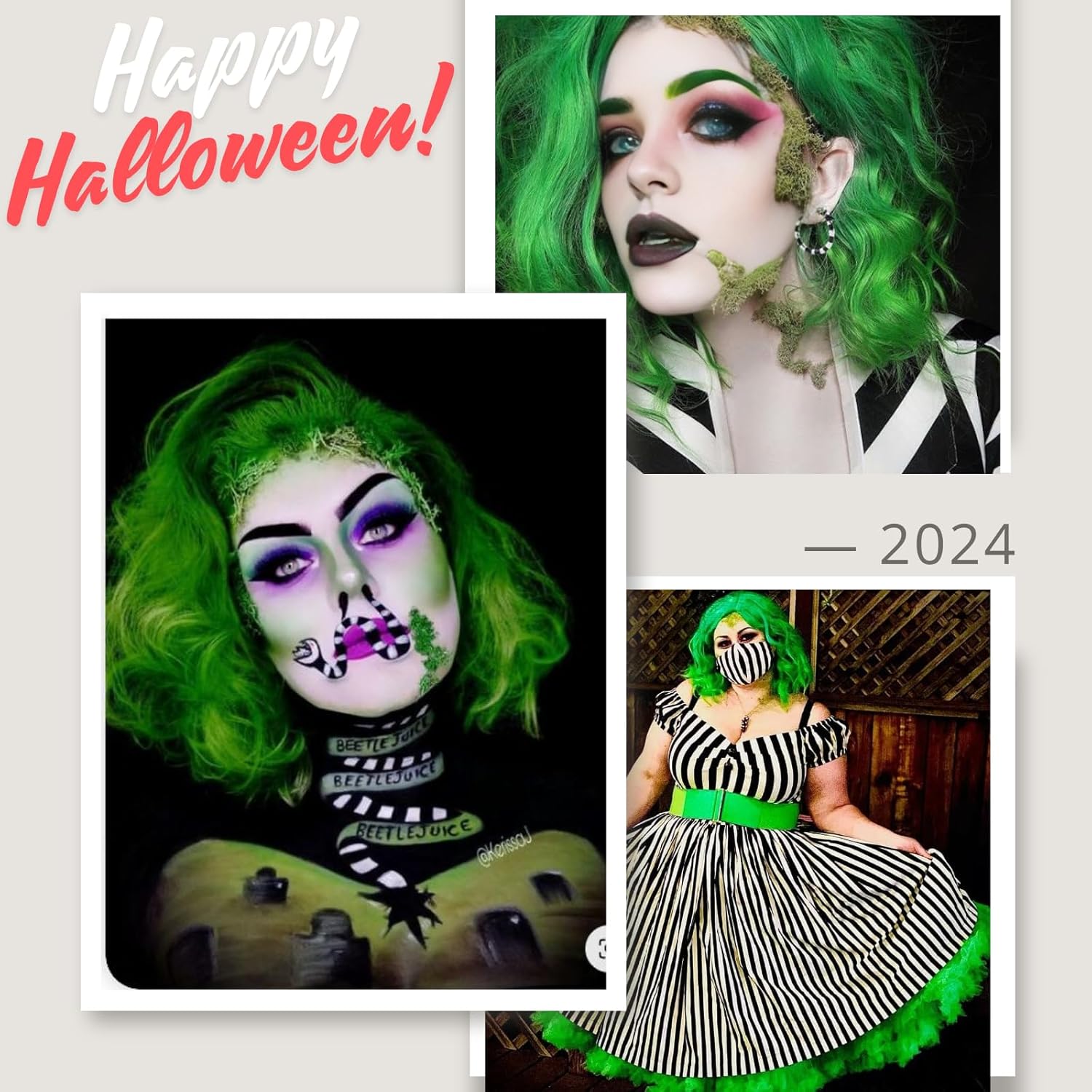 Fashion 35cm Short Curly Full Head Wig Heat Resistant Daily Dress Carnival Party Masquerade Anime Cosplay Wig Bright Green Ombre