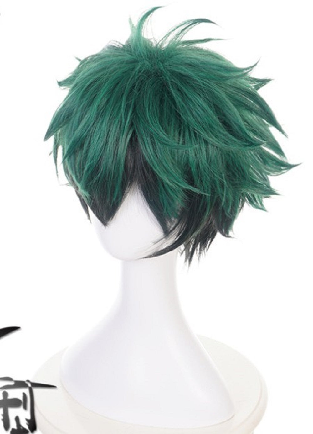 Deku Anime Cosplay Costume Wig for My Hero Academia Izuku Midoriya Green and Black