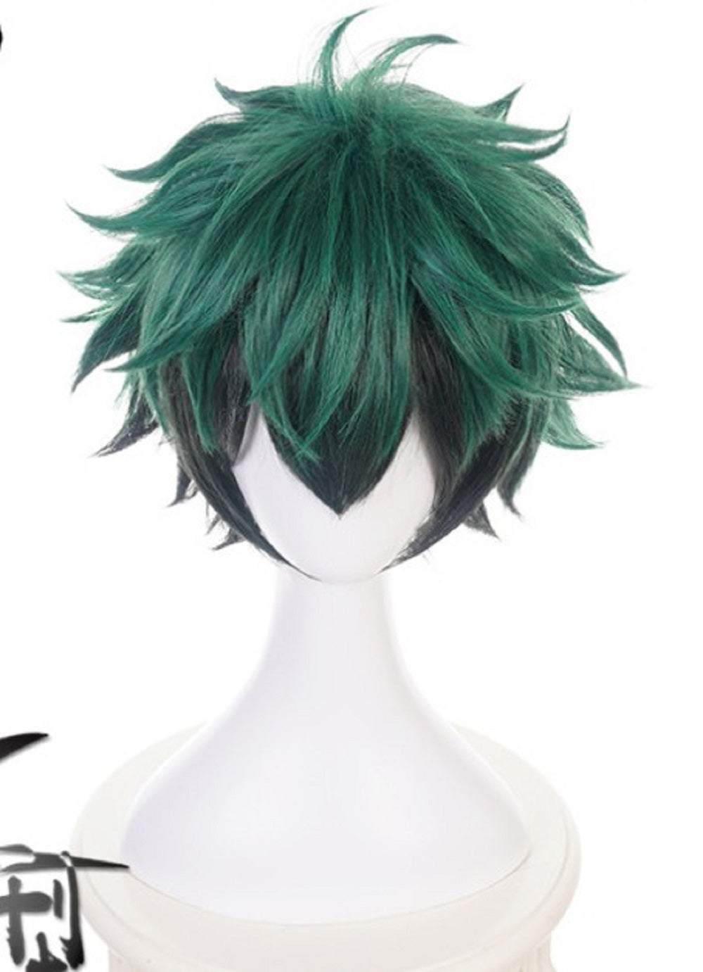 Deku Anime Cosplay Costume Wig for My Hero Academia Izuku Midoriya Green and Black