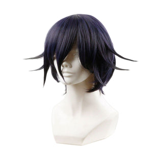 Anime Danganronpa Killing Harmony Ouma Kokichi Short Wig Cosplay Costume Purple