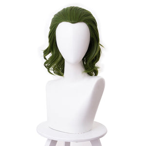 2019 Joker Movie Clown Joker Wig Cosplay Costume Joaquin Phoenix Arthur Fleck Curly Green