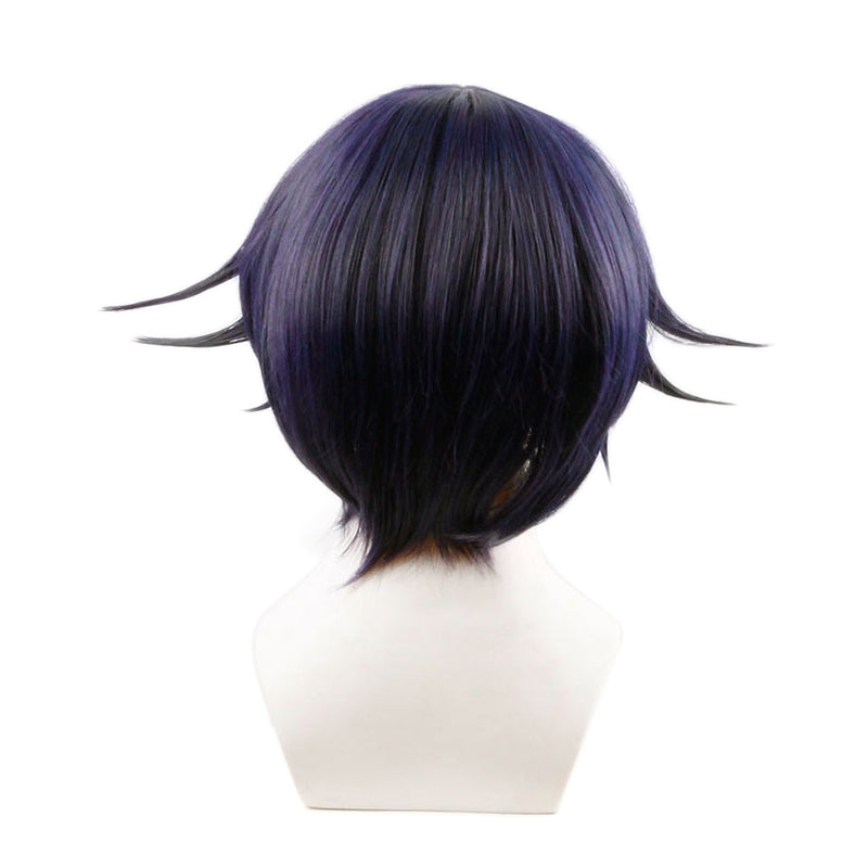 Anime Danganronpa Killing Harmony Ouma Kokichi Short Wig Cosplay Costume Purple