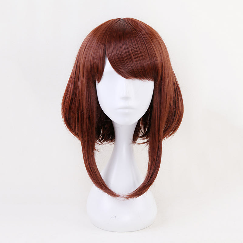 My Hero Academia OCHACO URARAKA Ochako Women Brown Short Wig Cosplay