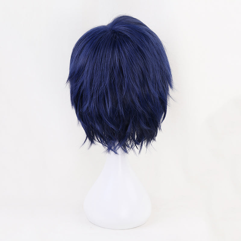 My Hero Academia Tenya Iida Blue Short Wig Cosplay Costume