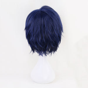 My Hero Academia Tenya Iida Blue Short Wig Cosplay Costume