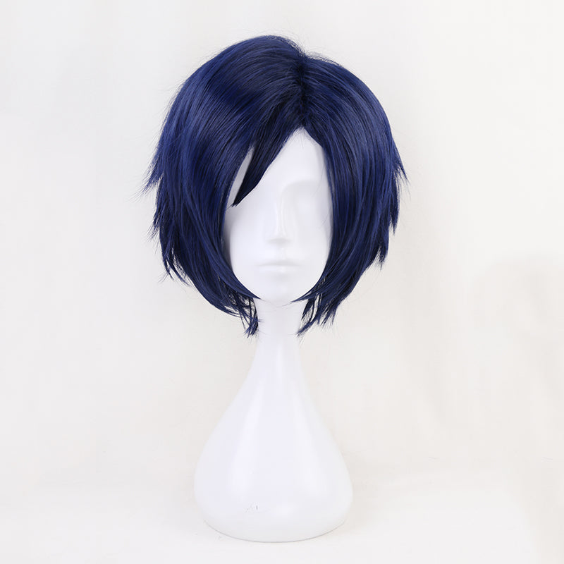 My Hero Academia Tenya Iida Blue Short Wig Cosplay Costume