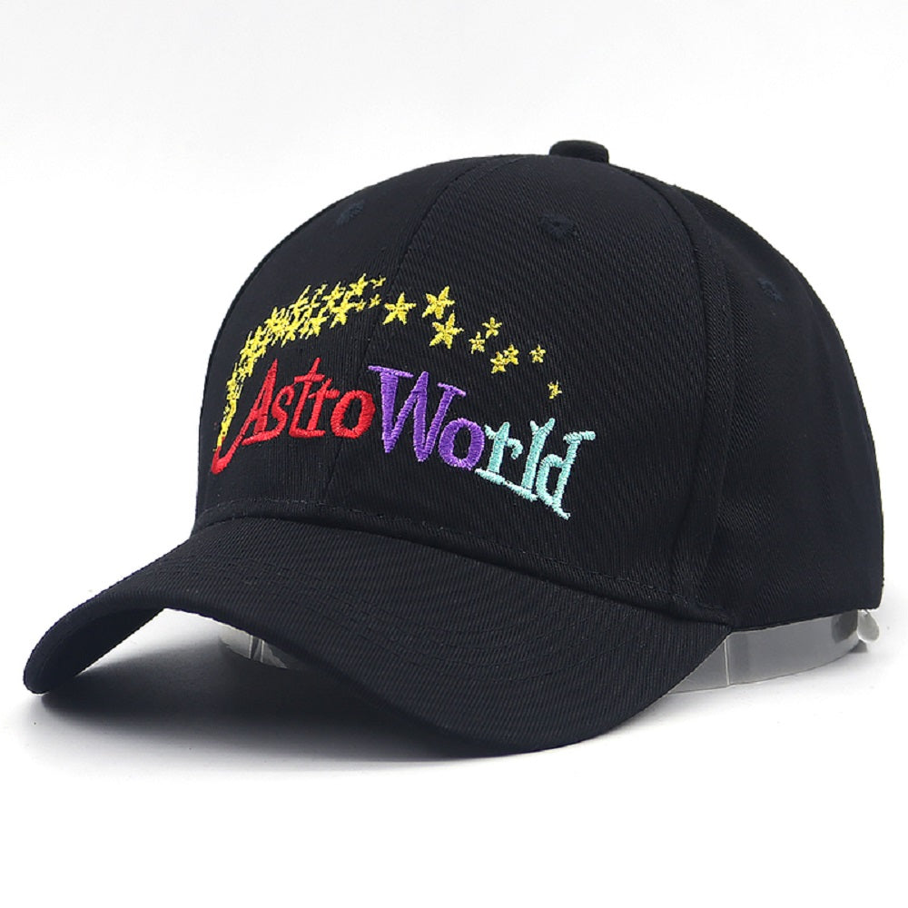 Men Baseball Hat Cap Travis Scott astroworld Hip Hop Rap Snapback Adjustable Black Unisex dad hat