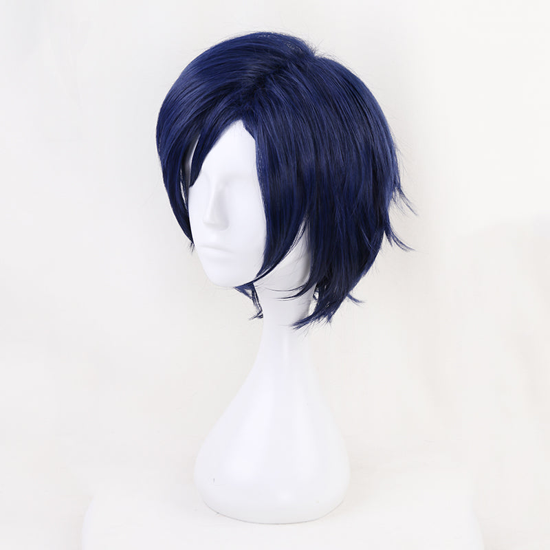 My Hero Academia Tenya Iida Blue Short Wig Cosplay Costume