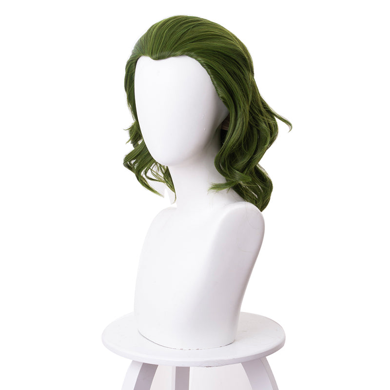 2019 Joker Movie Clown Joker Wig Cosplay Costume Joaquin Phoenix Arthur Fleck Curly Green