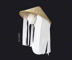 Naruto Cosplay Accessories Akatsuki Organization Bamboo Hat Beige